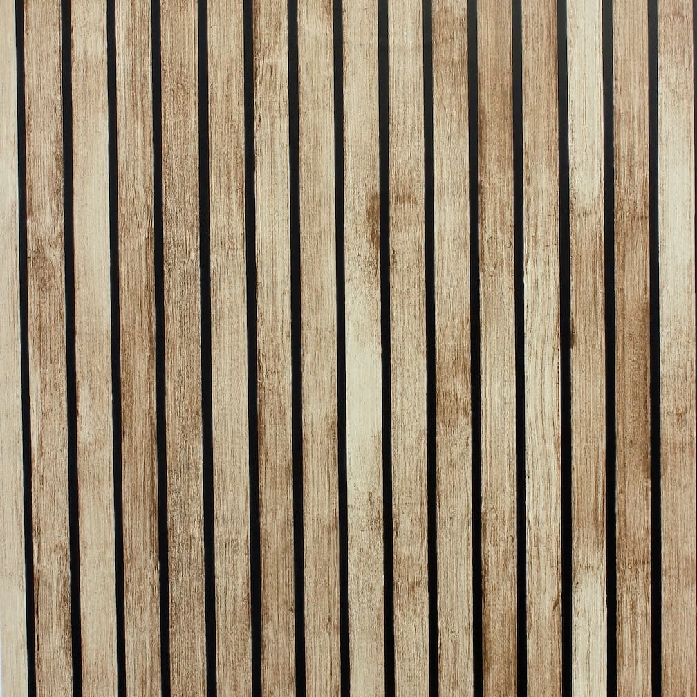 Arthouse Wood Slats Natural Wallpaper - 923800