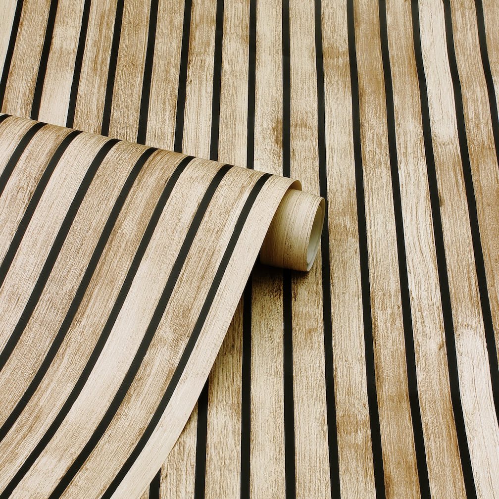 Arthouse Wood Slats Natural Wallpaper - 923800