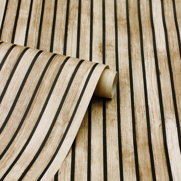 Arthouse Wood Slats Natural Wallpaper - 923800