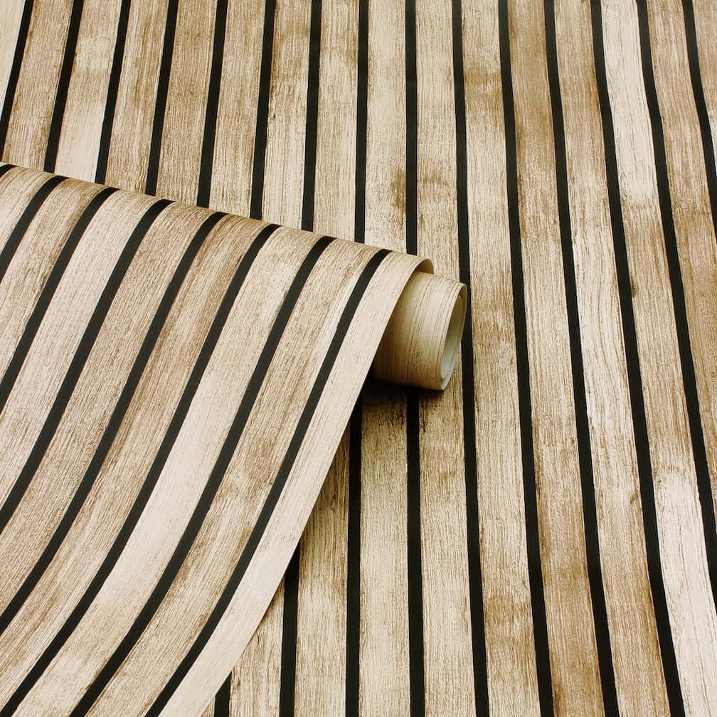  - Arthouse Wood Slats Natural Wallpaper - 923800 - Decor Warehouse