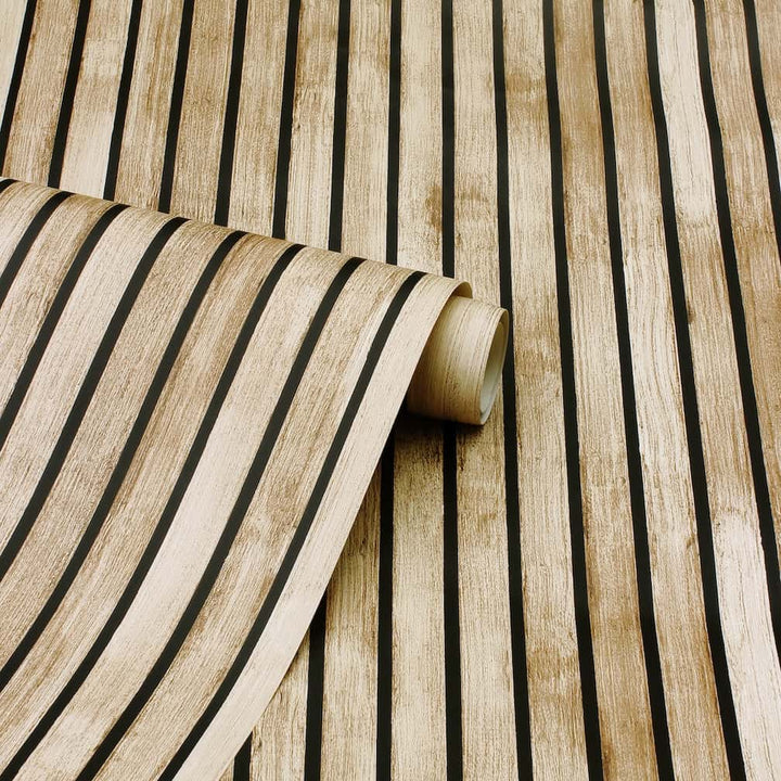  - Arthouse Wood Slats Natural Wallpaper - 923800 - Decor Warehouse