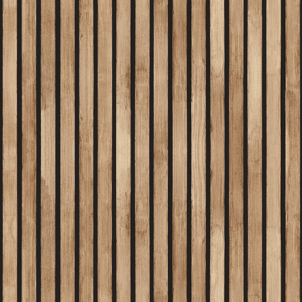  - Arthouse Wood Slats Natural Wallpaper - 923800 - Decor Warehouse