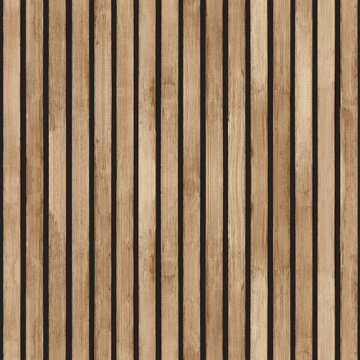  - Arthouse Wood Slats Natural Wallpaper - 923800 - Decor Warehouse