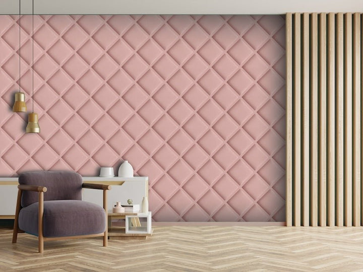  - Arthouse Wood Trellis Pink Wallpaper - E100325AH - Decor Warehouse