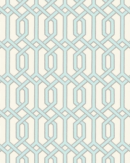 BA220013 - Design ID - Beaux Arts Geometric Blue Wallpaper - Decor Warehouse
