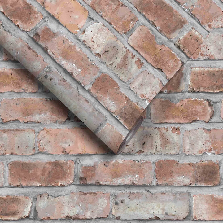 - Beeston Grove Brick Wallpaper - WM - 145 - Decor Warehouse