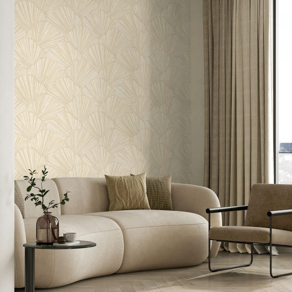 Belgravia Allegra Cream Wallpaper - 33337