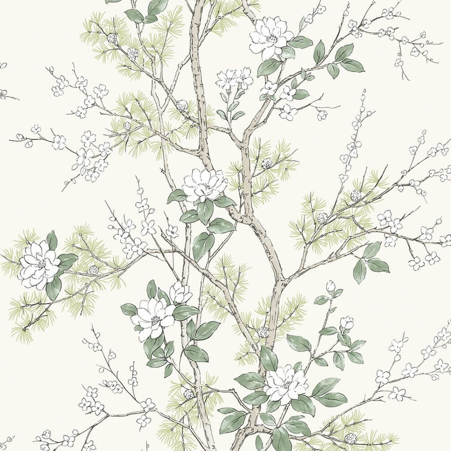Belgravia Bridget Floral Cream Wallpaper - 750