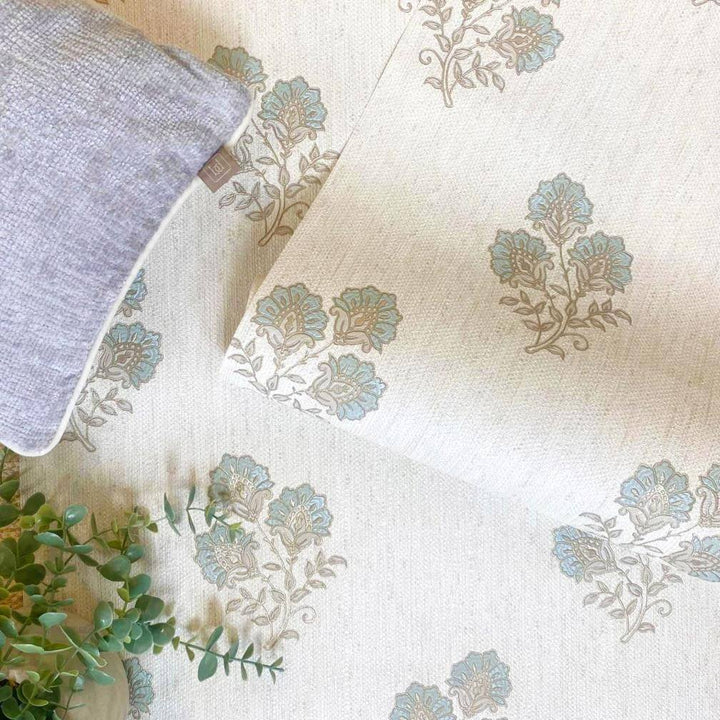 Belgravia Carlotta Green Floral Motif Wallpaper - 9030