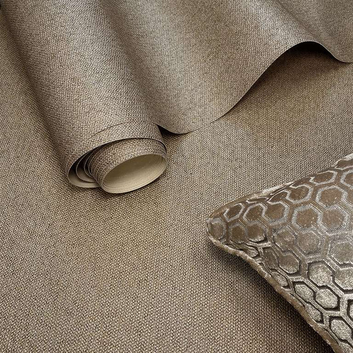 Belgravia Ciara Mocha Texture Wallpaper - 4414