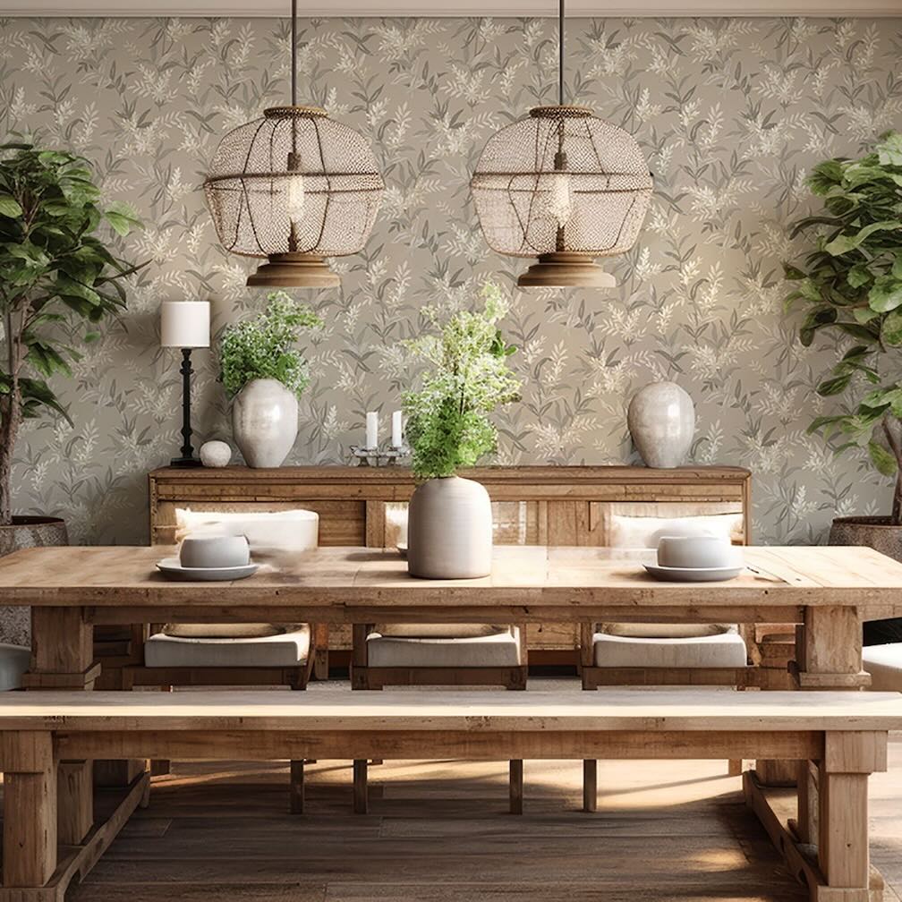 Belgravia Olivia Floral Beige Wallpaper - 5908