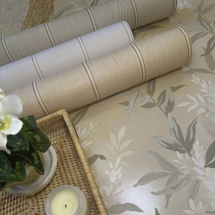 Belgravia Olivia Floral Beige Wallpaper - 5908