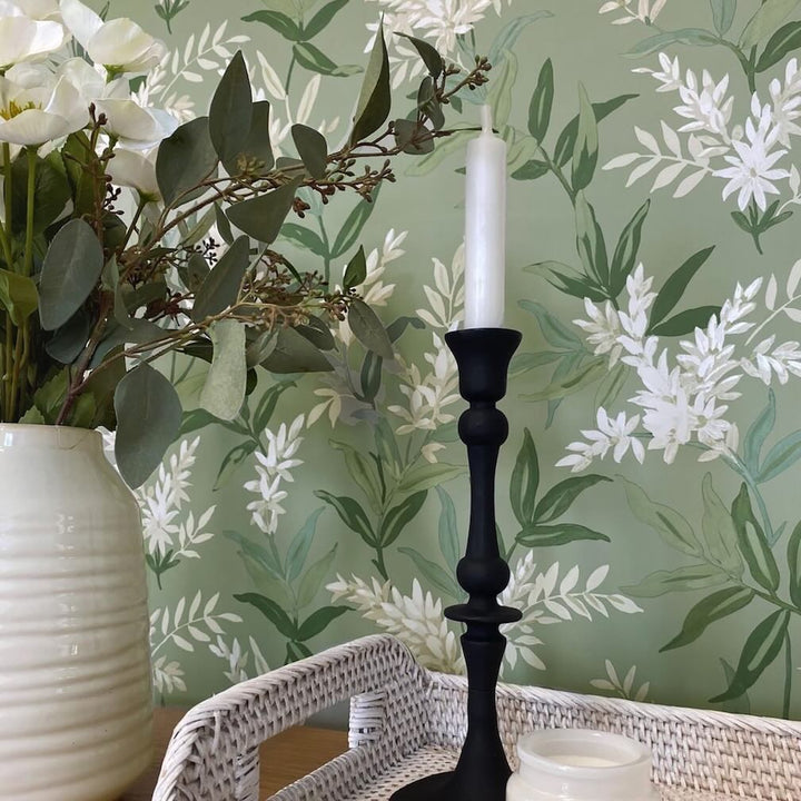 Belgravia Olivia Floral Sage Green Wallpaper - 5907