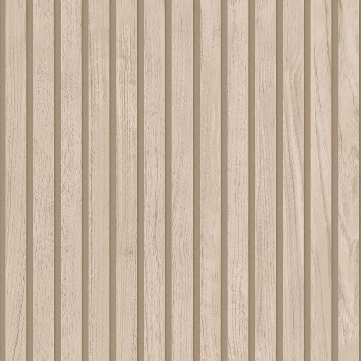 Belgravia Panacea Wood Slats Beige Wallpaper - 1162