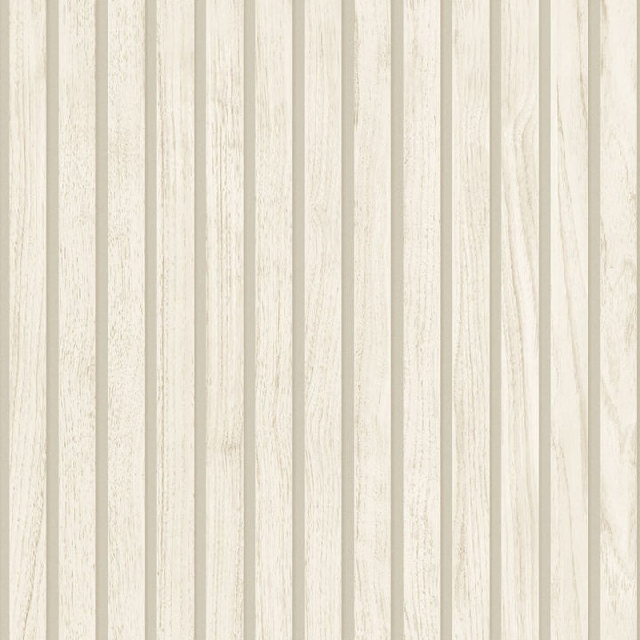 Belgravia Panacea Wood Slats Cream Wallpaper - 1159