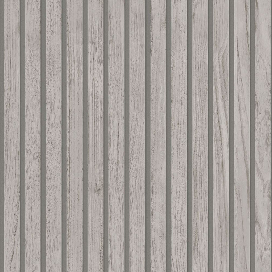 Belgravia Panacea Wood Slats Grey Wallpaper - 1161