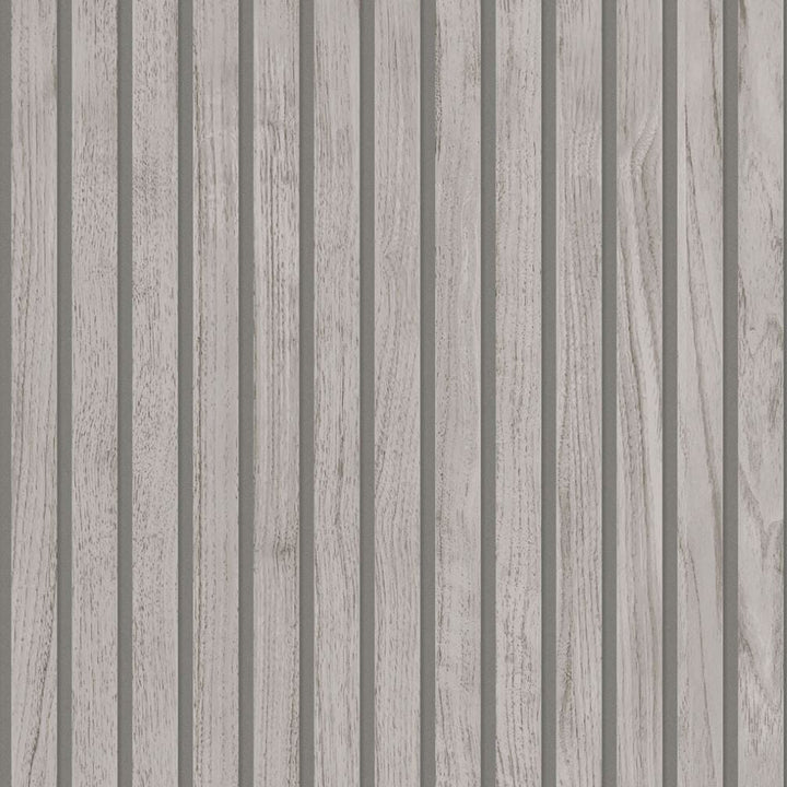 Belgravia Panacea Grey Wood Slat Wallpaper