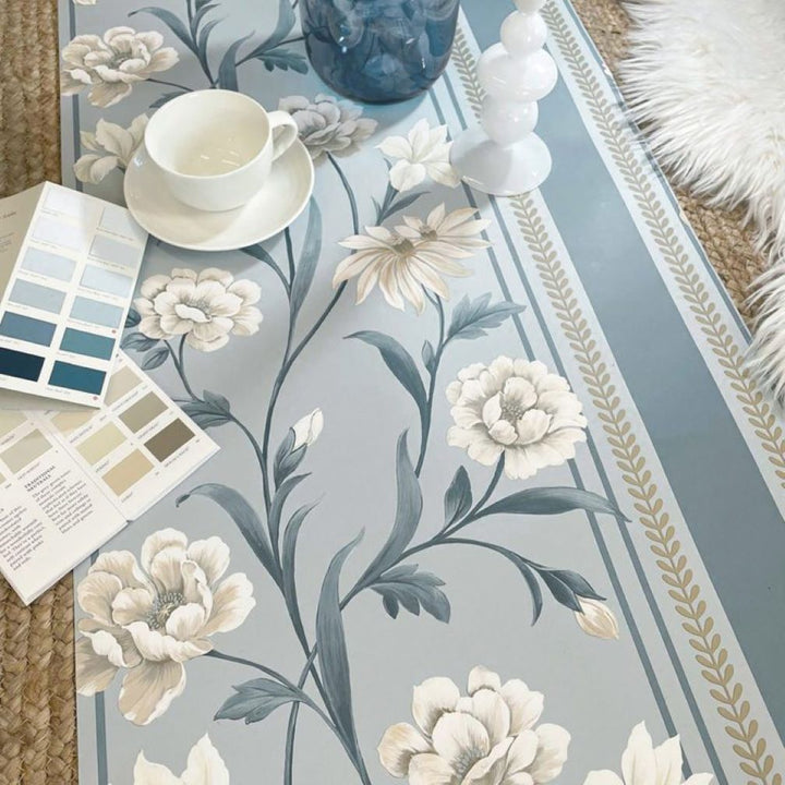 Belgravia Raya Blue Wallpaper - 758