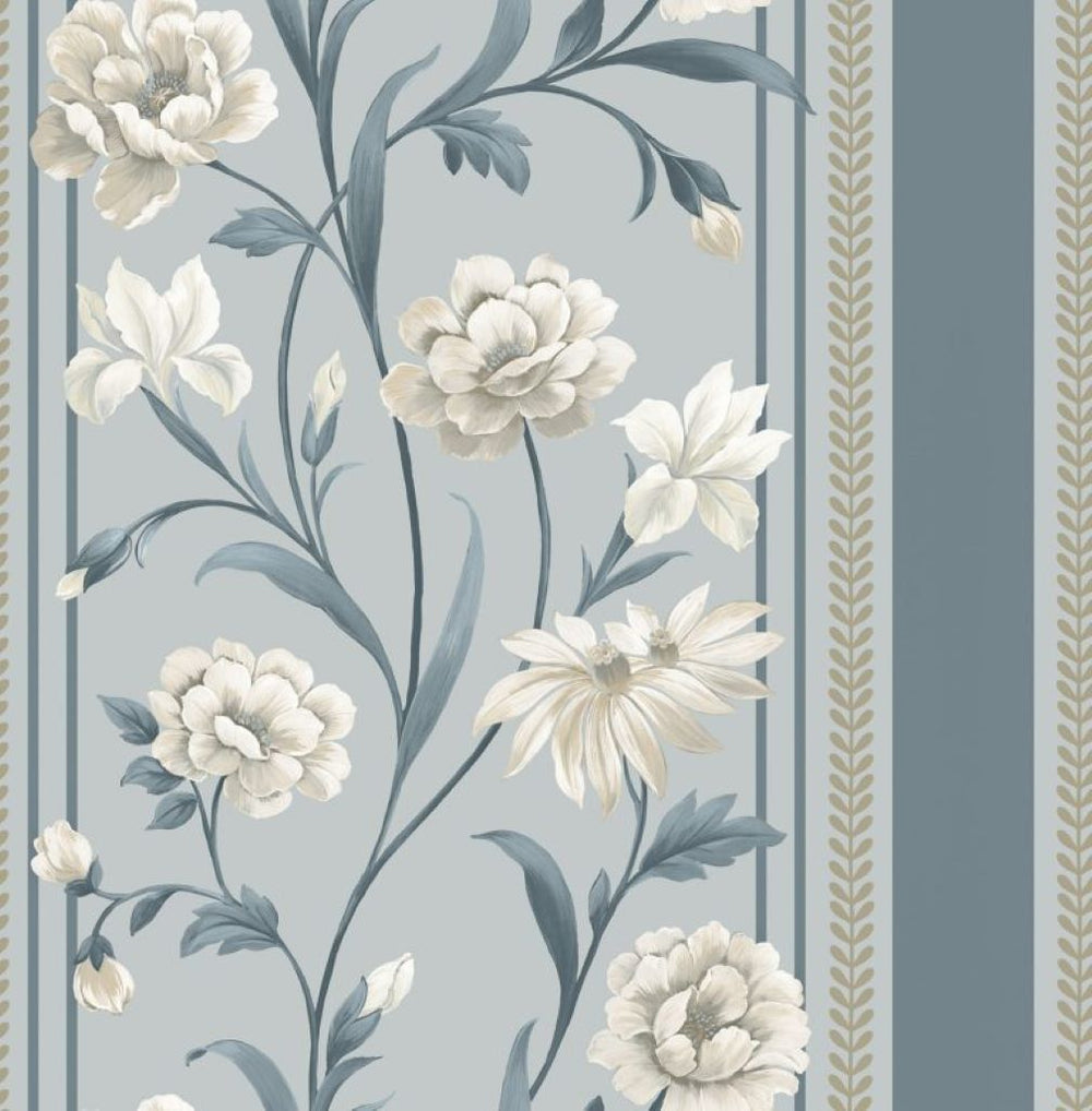 Belgravia Raya Blue Wallpaper - 758