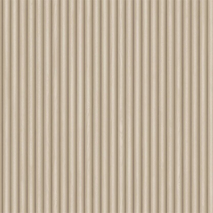 Belgravia Ribbed Wood Cream Wallpaper -