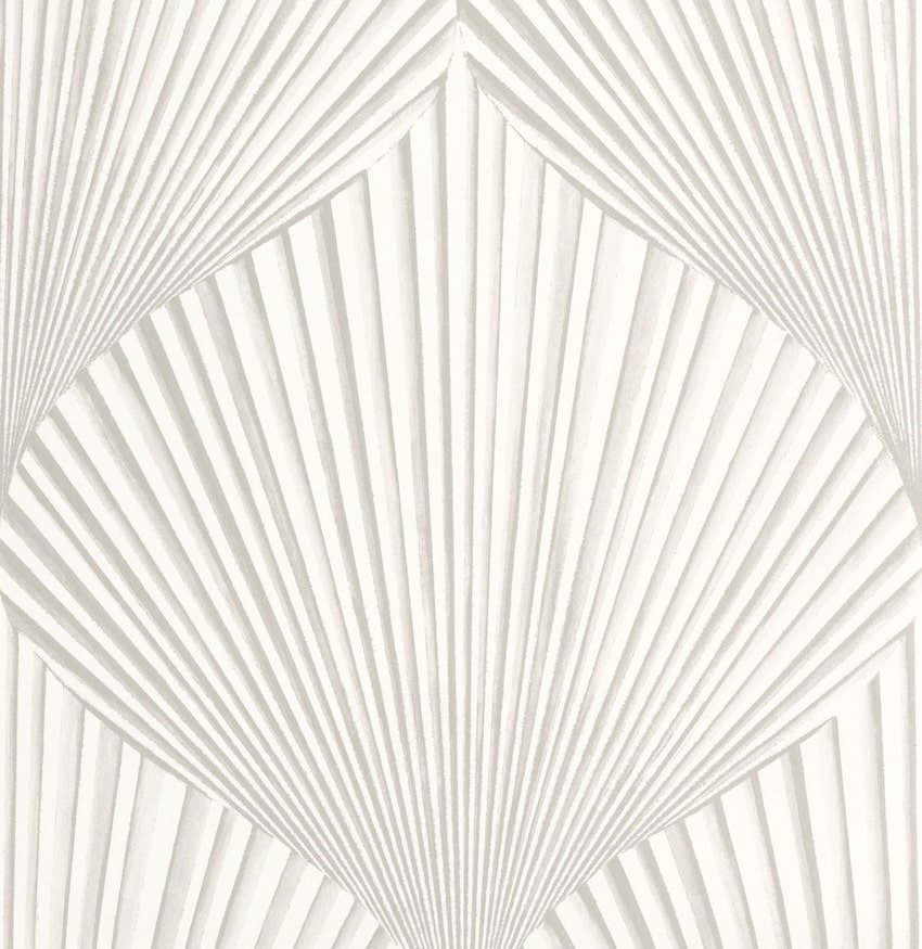 - Casadeco Babylone Semiramis Blanc Coton Wallpaper - BBLN89760211 - Decor Warehouse
