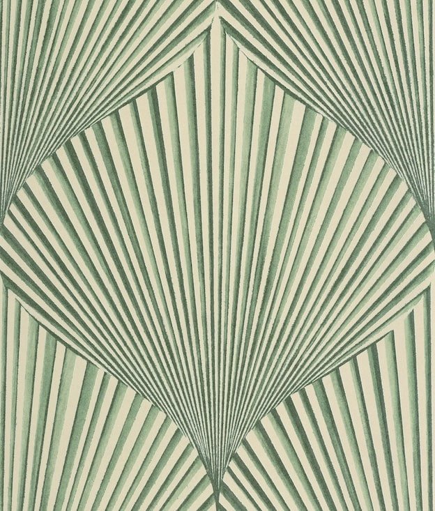 - Casadeco Babylone Semiramis Vert Nil Wallpaper - BBLN89767533 - Decor Warehouse