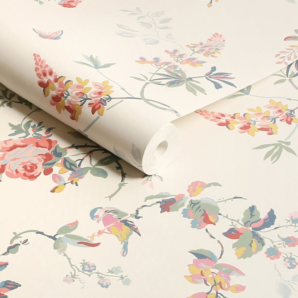 - Cath Kidston Birds & Roses Spring Wallpaper - 125503 - Decor Warehouse