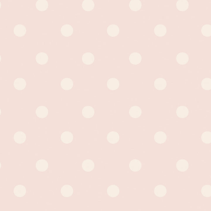  - Cath Kidston Button Spot Pink Wallpaper - 125520 - Decor Warehouse