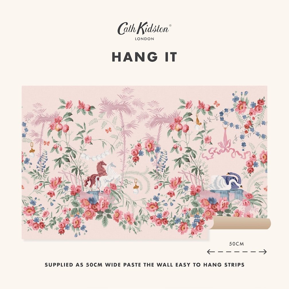 Cath Kidston Colourful life Pink Wall Mural - 140232FXST