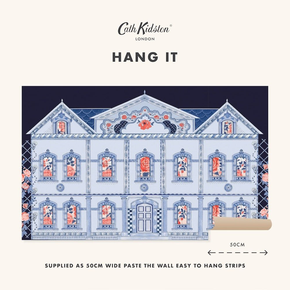 Cath Kidston Doll House Navy Wall Mural - 140187FXST