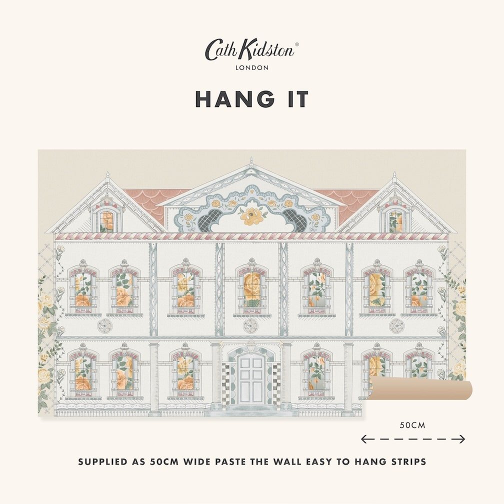 Cath Kidston Doll House Pastel Wall Mural - 140196FXST