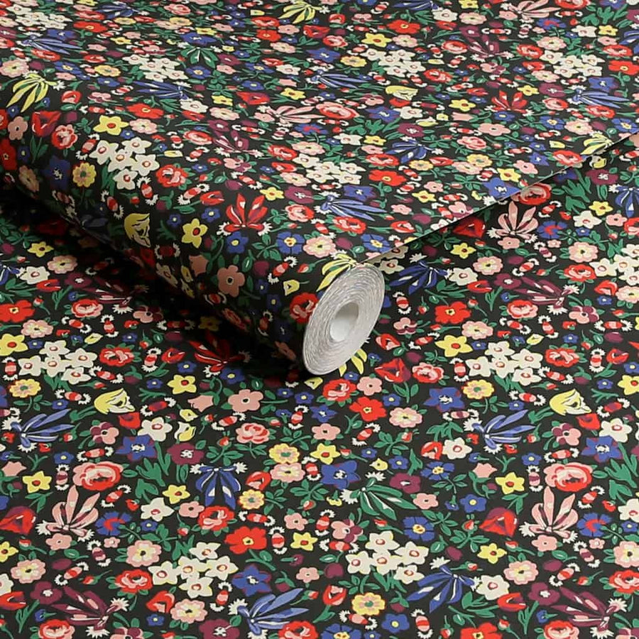  - Cath Kidston Harmony Ditsy Night Wallpaper - 125505 - Decor Warehouse