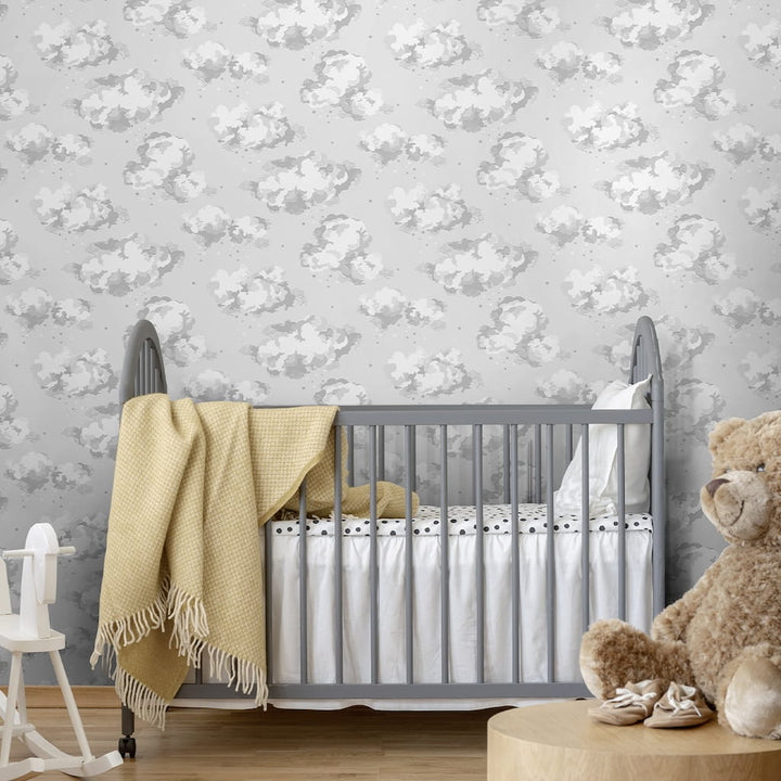  - Cath Kidston Silver Linings Neutral Wallpaper - 131431 - Decor Warehouse
