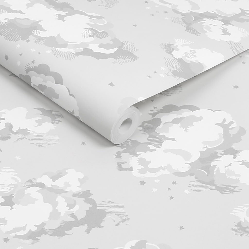  - Cath Kidston Silver Linings Neutral Wallpaper - 131431 - Decor Warehouse