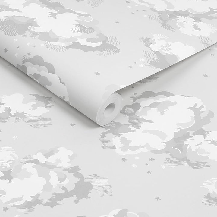  - Cath Kidston Silver Linings Neutral Wallpaper - 131431 - Decor Warehouse