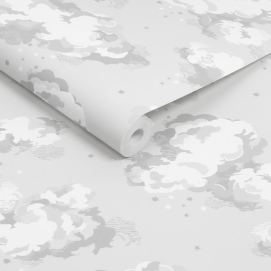 131431 - Cath Kidston Wallpaper - Cath Kidston Silver Linings Neutral Wallpaper - Decor Warehouse
