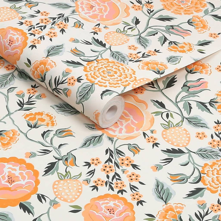  - Cath Kidston Strawberry Garden Yellow Wallpaper - 131421 - Decor Warehouse
