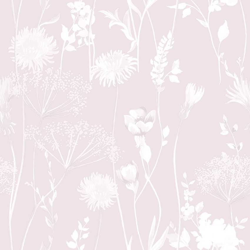 165582-Muriva-Catherine Lansfield Meadowsweet Floral Blush Wallpaper-Decor Warehouse