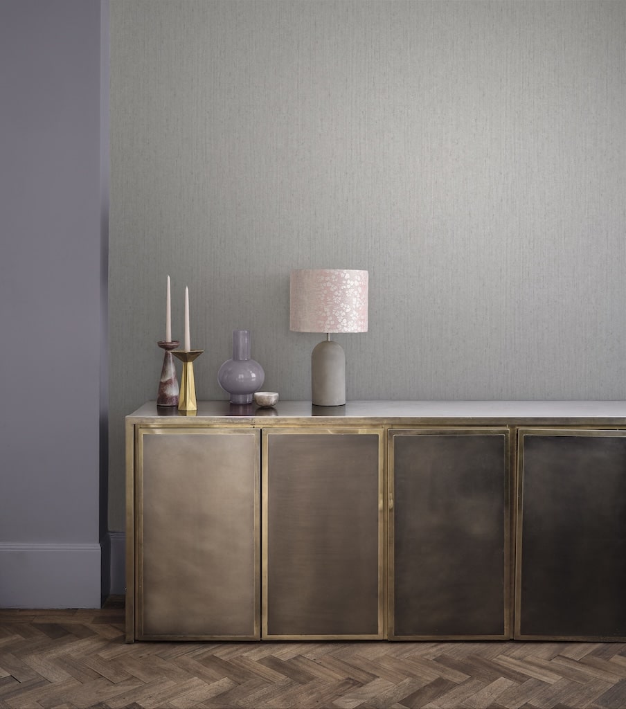 - Clarissa Hulse Tisbury Pewter Wallpaper - 120367 - Decor Warehouse