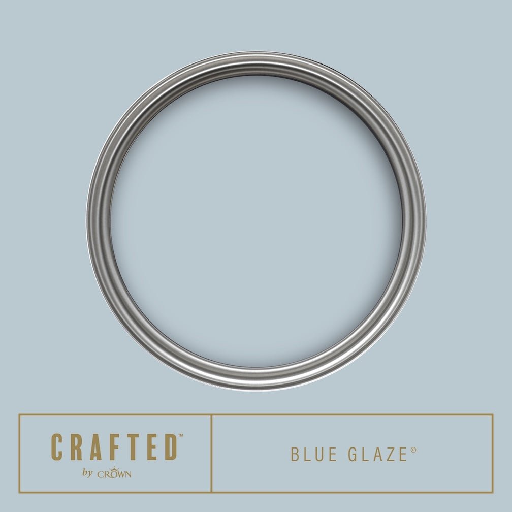 Crown Crafted Blue Glaze Flat Matt Paint - 5096244