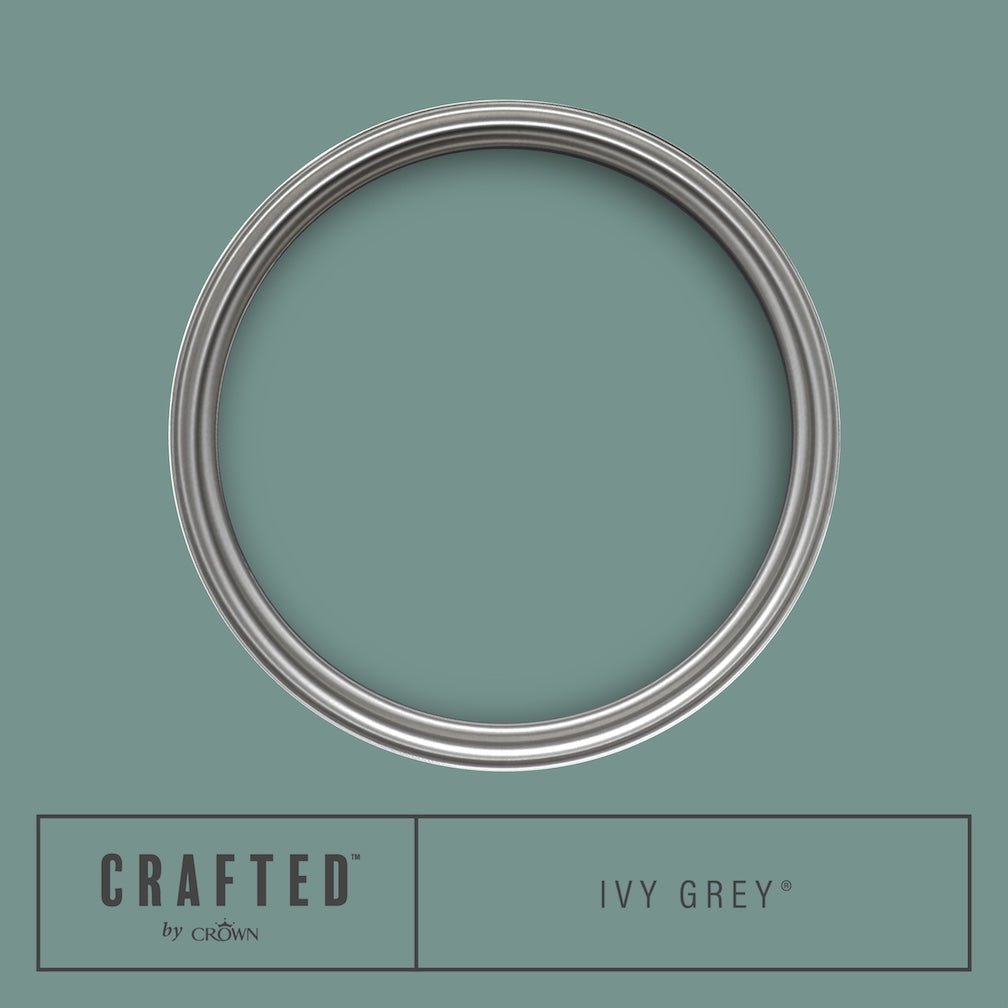 Crown Crafted Ivy Grey Flat Matt Paint - 5096120
