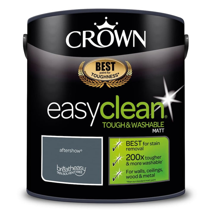 Crown Easyclean Durable Matt Emulsion - Aftershow 2.5L - CRO5093471