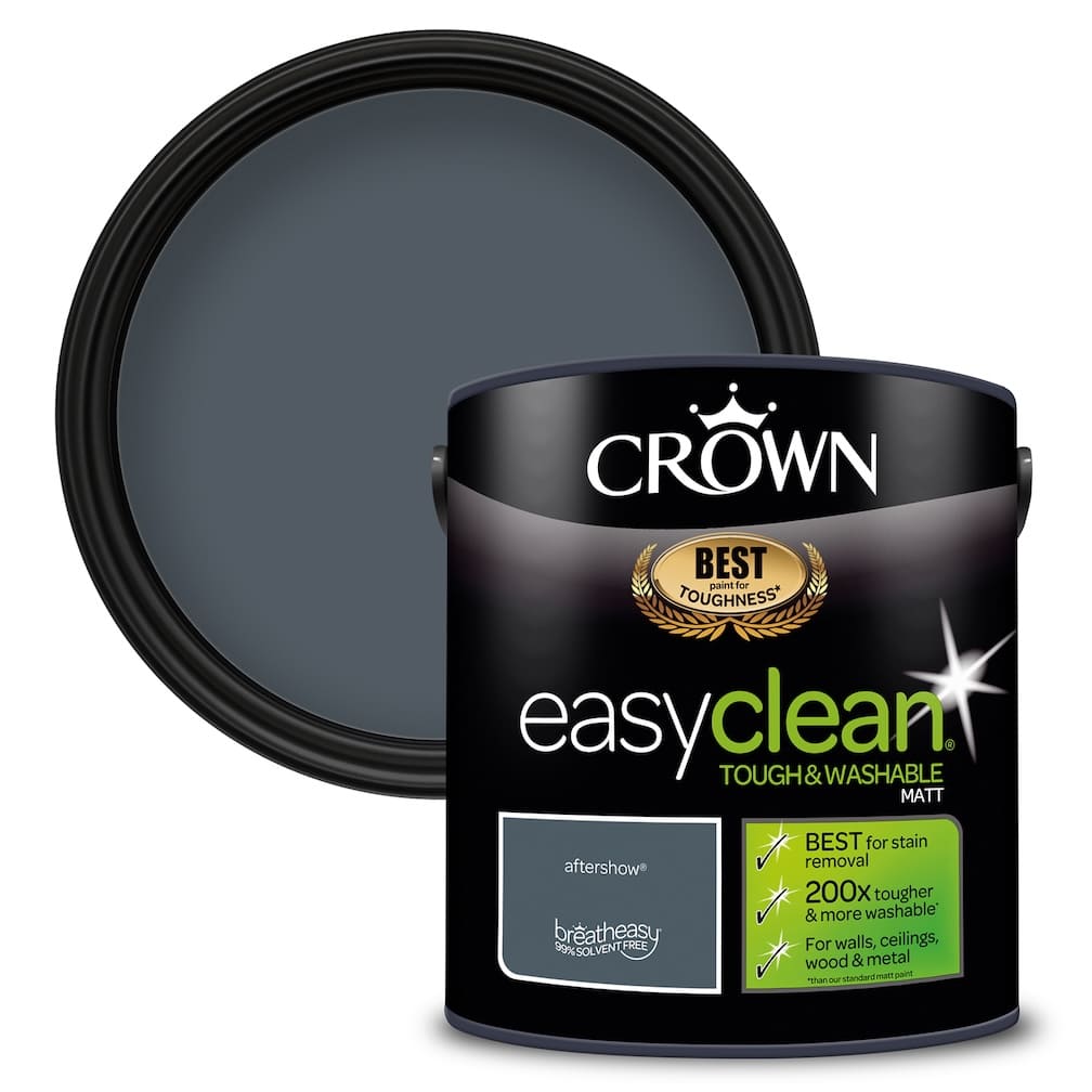 Crown Easyclean Durable Matt Emulsion - Aftershow 2.5L - CRO5093471