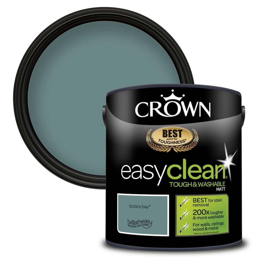 Crown Easyclean Durable Matt Emulsion - Botony Bay 2.5L - CRO5096928