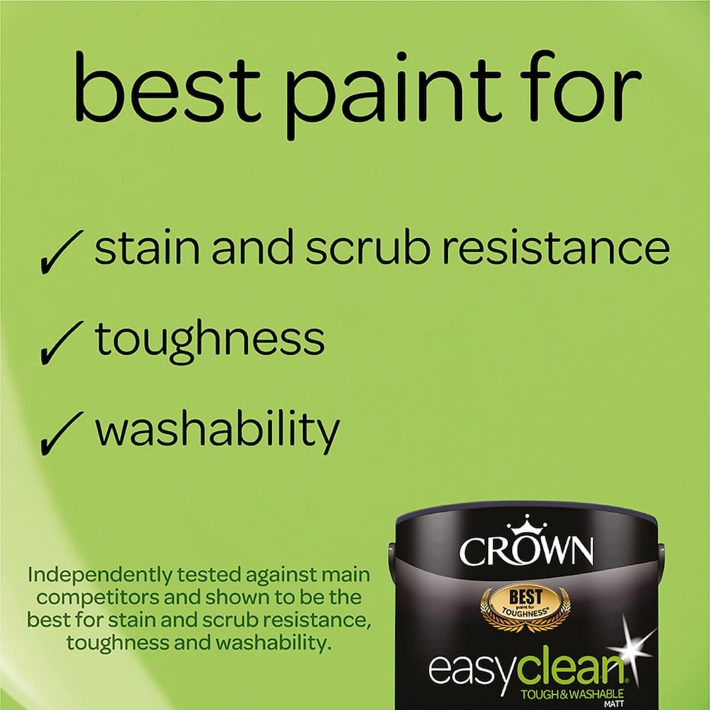 Crown Easyclean Durable Matt Emulsion - Botony Bay 2.5L - CRO5096928