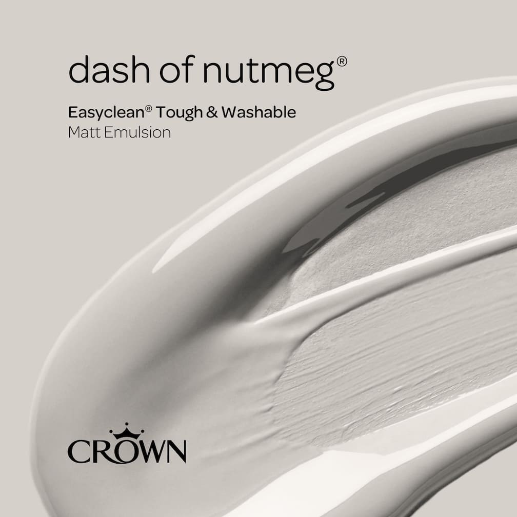 Crown Easyclean Durable Matt Emulsion - Dash of Nutmeg 2.5L - CRO5093484