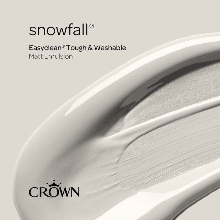 Crown Easyclean Durable Matt Emulsion - Snowfall 2.5L - CRO5051755