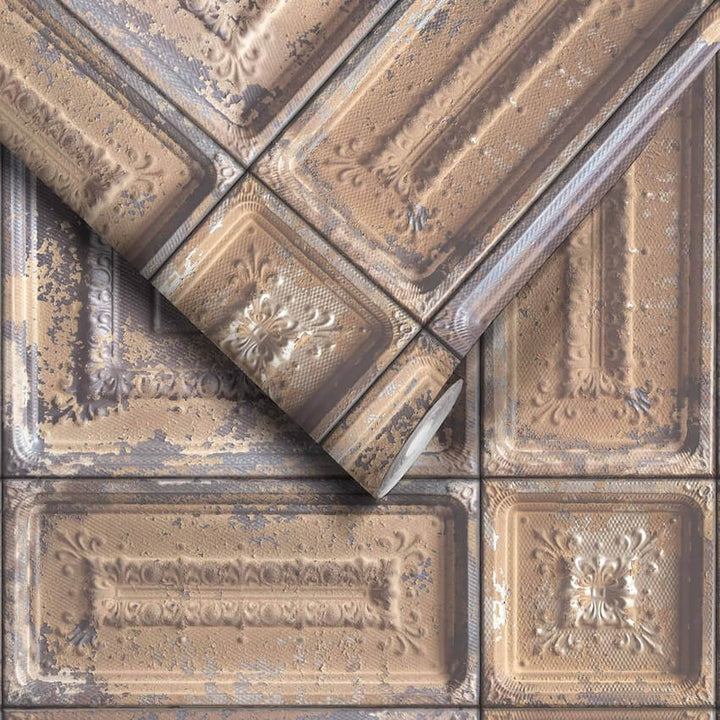  - Delancey Tobacco Wallpaper - WM - 044 - Decor Warehouse