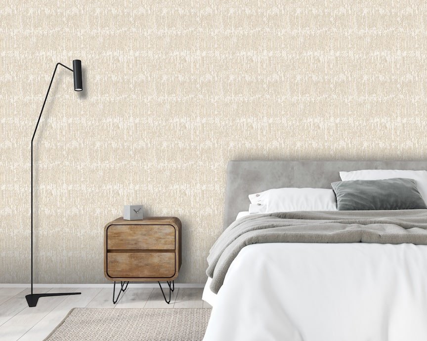 - Design ID Natural Slate Beige Wallpaper - SA524032 - Decor Warehouse