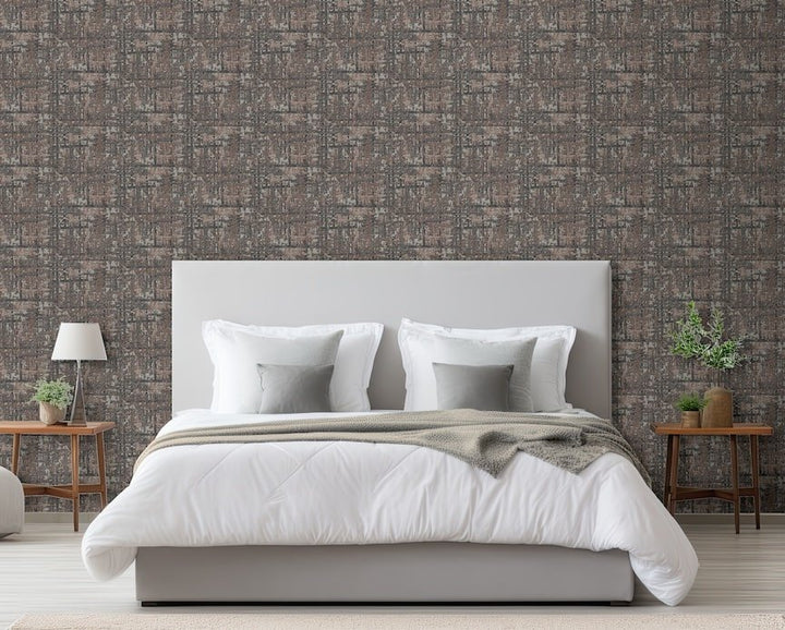  - Design ID Silk Basket Weave Black Wallpaper - DE120097 - Decor Warehouse